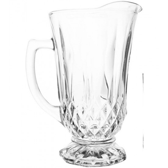Jogo de Jarra 1,25 Litros Com 6 Copos 260ml Diamante